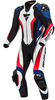 SHIMA Apex RS One Piece Motorcycle Leather Suit,  black-white-blue,  Size 58,  black-white-blue,  Size 58