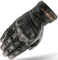 SHIMA Aviator Motorcycle Gloves,  black,  Size M for Men