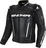 SHIMA Bandit Motorcycle Leather Jacket,  black-white,  Size 54