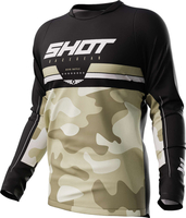 Shot Devo Battle Motocross Jersey,  beige,  Size L for Men