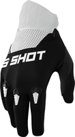 Shot Devo Motocross Gloves,  black-white,  Size 2XL,  black-white,  Size 2XL