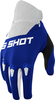 Shot Devo Motocross Gloves,  white-blue,  Size XL,  white-blue,  Size XL