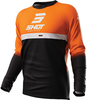 Shot Devo Reflex Motocross Jersey,  black-orange,  Size XL for Men