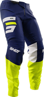 Shot Devo Reflex Motocross Pants,  blue-yellow,  Size 26 for Men