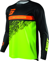Shot Devo Roll Kids Motocross Jersey,  green-orange,  Size 8 - 9,  green-orange,  Size 8 - 9