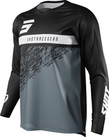 Shot Devo Roll Motocross Jersey,  black-white,  Size M,  black-white,  Size M