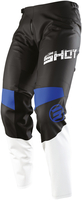Shot Devo Slam Kids Motocross Pants,  black-blue,  Size 12/14
