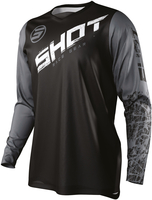Shot Devo Slam Motocross Jersey,  grey,  Size L,  grey,  Size L