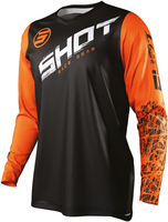 Shot Devo Slam Motocross Jersey,  orange,  Size M,  orange,  Size M