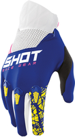 Shot Devo Storm Kids Motocross Gloves,  blue,  Size XL,  blue,  Size XL