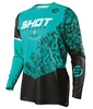 Shot Devo Storm Motocross Jersey,  green,  Size 2XL,  green,  Size 2XL
