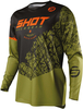 Shot Devo Storm Motocross Jersey,  green,  Size L,  green,  Size L