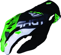Shot Devo Ultimate Motocross Gloves,  black-green,  Size 4XL,  black-green,  Size 4XL
