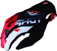 Shot Devo Ultimate Motocross Gloves,  black-red,  Size 4XL,  black-red,  Size 4XL