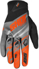 Shot Devo Ventury Motocross Gloves,  grey-orange,  Size 3XL,  grey-orange,  Size 3XL