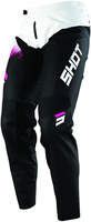 Shot Devo Versus Kids Motocross Pants,  black-pink,  Size 11 - 12 12 - 14 12/14 12 years 13 years,  black-pink,  Size 11 - 12 12 - 14 12/14 12 years 13 years