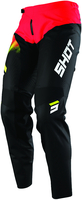 Shot Devo Versus Kids Motocross Pants,  black-red,  Size 11 - 12 12 - 14 12/14 12 years 13 years,  black-red,  Size 11 - 12 12 - 14 12/14 12 years 13 years