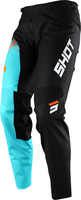 Shot Devo Versus Motocross Pants,  black-turquoise,  Size 28,  black-turquoise,  Size 28