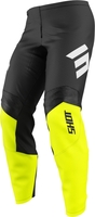 Shot Draw Instinct Motocross Pants,  black-yellow,  Size 44 for Men
