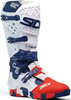 Sidi Crossair-X Motocross Boots,  white-red-blue,  Size 41 for Men