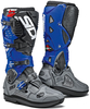 Sidi Crossfire 3 SRS Motocross Boots,  black-grey-blue,  Size 40 for Men