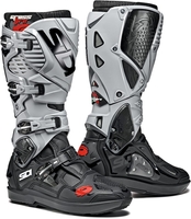 Sidi Crossfire 3 SRS Motocross Boots,  black-grey,  Size 45 for Men