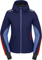 Spidi Armor Light Ladies Motorcycle Hoodie,  red-blue,  Size L for Women