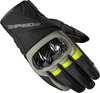 Spidi Bora H2Out Motorcyle Gloves,  black-grey-yellow,  Size XL,  black-grey-yellow,  Size XL