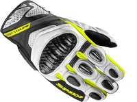 Spidi Carbo 4 Coupe Gloves,  black-white-yellow,  Size 2XL,  black-white-yellow,  Size 2XL