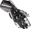 Spidi Carbo Kangaroo Motorcycle Gloves,  black-white,  Size 2XL,  black-white,  Size 2XL