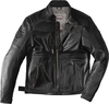 Spidi Clubber Motorcycle Leather Jacket,  black,  Size 46,  black,  Size 46
