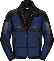 Spidi Crossmaster Motorcycle Textile Jacket,  black-blue,  Size L,  black-blue,  Size L