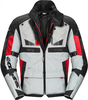 Spidi Crossmaster Motorcycle Textile Jacket,  white-red,  Size 2XL,  white-red,  Size 2XL