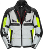 Spidi Crossmaster Motorcycle Textile Jacket,  white-yellow,  Size 5XL,  white-yellow,  Size 5XL