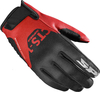 Spidi CTS-1 K3 Motorcycle Gloves,  black-red,  Size XL for Men