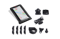 SW-Motech Universal GPS mount kit with Smartphone Drybag - Incl. 2 socket arm,  for handlebar/mirror thread