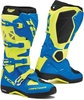 TCX Comp Evo Michelin Motocross Boots,  blue-yellow,  Size 40,  blue-yellow,  Size 40