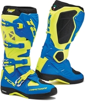 TCX Comp Evo Michelin Motocross Boots,  blue-yellow,  Size 41,  blue-yellow,  Size 41