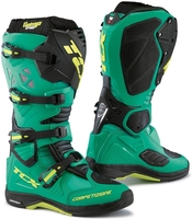 TCX Comp Evo Michelin Motocross Boots,  green-yellow,  Size 45,  green-yellow,  Size 45