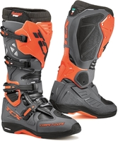 TCX Comp Evo Michelin Motocross Boots,  grey-orange,  Size 40,  grey-orange,  Size 40