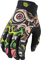 Troy Lee Designs Air Bigfoot Youth Motocross Gloves,  black-green,  Size M,  black-green,  Size M