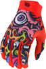 Troy Lee Designs Air Bigfoot Youth Motocross Gloves,  red-blue,  Size XS,  red-blue,  Size XS