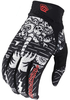 Troy Lee Designs Air Boneyard Motocross Gloves,  black-white,  Size S,  black-white,  Size S