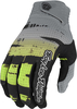 Troy Lee Designs Air Brushed Motocross Gloves,  grey,  Size XL,  grey,  Size XL