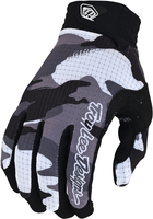 Troy Lee Designs Air Formula Camo Motocross Gloves,  black-grey-white,  Size M,  black-grey-white,  Size M