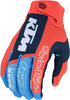 Troy Lee Designs Air KTM Motocross Gloves,  blue-orange,  Size 2XL,  blue-orange,  Size 2XL