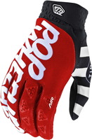 Troy Lee Designs Air Pop Wheelies Motocross Gloves,  black-white-red,  Size S,  black-white-red,  Size S