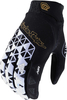 Troy Lee Designs Air Wedge Motocross Gloves,  black-white,  Size M,  black-white,  Size M