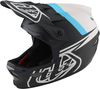 Troy Lee Designs D3 Fiberlite Slant Downhill Helmet,  grey-green,  Size 2XL,  grey-green,  Size 2XL