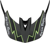 Troy Lee Designs D4 Graph Helmet Peak,  grey-green,  grey-green,  Size One Size